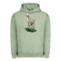 Pigment Oil Green Kiko Goat Urban Hoodie - LillyAllenDesigns