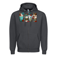 Faith Coffee Cups Zipper Hoodie | Teevron