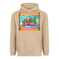Mushroom hello summer Heavyweight Hoodie - Zillion Design Studio