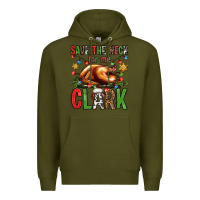 Army Green save the neck for me clark christmas vacation Premium Hoodie - Jasminsmagicworld