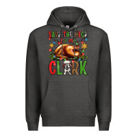 Charcoal Heather save the neck for me clark christmas vacation Premium Hoodie - Jasminsmagicworld