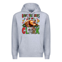 Heather Grey save the neck for me clark christmas vacation Premium Hoodie - Jasminsmagicworld