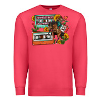 Cardinal rodeo sunflower cactus cassette Premium Sweatshirt - FaDigitalArtStudio