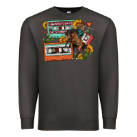 Smoke rodeo sunflower cactus cassette Premium Sweatshirt - FaDigitalArtStudio