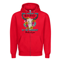 Red find someone who in the darkest parts of you Zipper Hoodie - texasbilliewilder