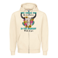Sandshell find someone who in the darkest parts of you Zipper Hoodie - texasbilliewilder