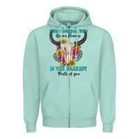 Seafoam find someone who in the darkest parts of you Zipper Hoodie - texasbilliewilder