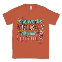 Copper she works willingly with her hands Classic Tee - FaDigitalArtStudio