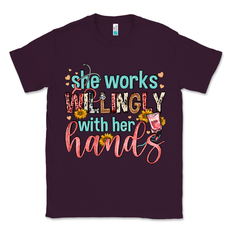 She Works Willingly With Her Hands Classic Tee by FaDigitalArtStudio | Teevron