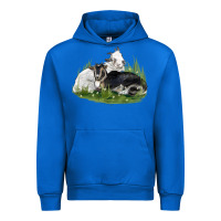 Cobalt two baby nigerian dwarf goat Urban Hoodie - LillyAllenDesigns