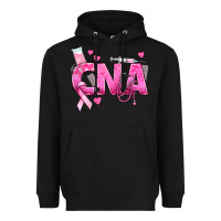 Black Breast Cancer CNA Certified Nursing Assistant Heavyweight Hoodie - texasbilliewilder