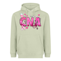 Matcha Breast Cancer CNA Certified Nursing Assistant Heavyweight Hoodie - texasbilliewilder