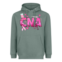 Sage Breast Cancer CNA Certified Nursing Assistant Heavyweight Hoodie - texasbilliewilder