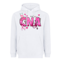 White Breast Cancer CNA Certified Nursing Assistant Heavyweight Hoodie - texasbilliewilder