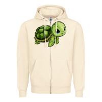 Sandshell cute turtle Zipper Hoodie - Zillion Design Studio
