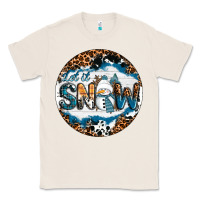 Natural Let It Snow Classic Tee - RanaPortraitStore