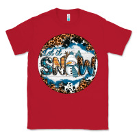 Red Let It Snow Classic Tee - RanaPortraitStore