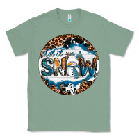 Sage Let It Snow Classic Tee - RanaPortraitStore