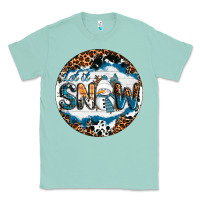 Seafoam Let It Snow Classic Tee - RanaPortraitStore