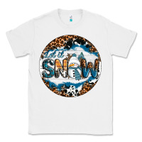 White Let It Snow Classic Tee - RanaPortraitStore