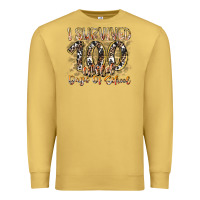 Antique Gold i survived 100 wild days of school Premium Sweatshirt - RacoonDesign