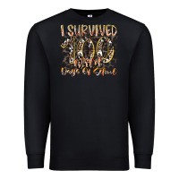 Black i survived 100 wild days of school Premium Sweatshirt - RacoonDesign