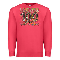Cardinal i survived 100 wild days of school Premium Sweatshirt - RacoonDesign