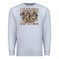 I Survived 100 Wild Days Of School Premium Sweatshirt | Teevron
