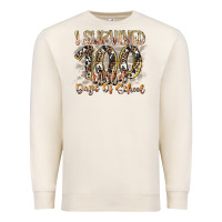 Sandshell i survived 100 wild days of school Premium Sweatshirt - RacoonDesign