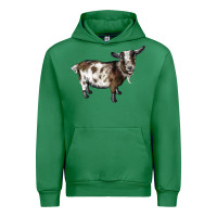Emerald Nigerian Dwarf Goat Urban Hoodie - LillyAllenDesigns