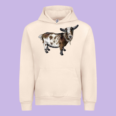Nigerian Dwarf Goat Urban Hoodie Designed By Lillyallendesigns