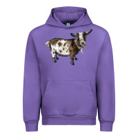 Tulip Nigerian Dwarf Goat Urban Hoodie - LillyAllenDesigns