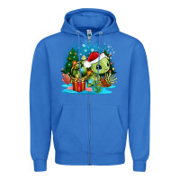 True Royal christmas turtle Zipper Hoodie - Zillion Design Studio