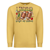 Antique Gold I Tackled 100 Days of School Premium Sweatshirt - RacoonDesign