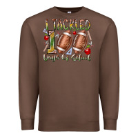 Chestnut I Tackled 100 Days of School Premium Sweatshirt - RacoonDesign