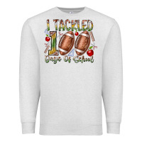 Oatmeal Heather I Tackled 100 Days of School Premium Sweatshirt - RacoonDesign