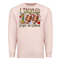 Pale Pink I Tackled 100 Days of School Premium Sweatshirt - RacoonDesign