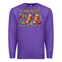 Purple I Tackled 100 Days of School Premium Sweatshirt - RacoonDesign