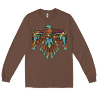 Chestnut thunderbird with sunflowers Long Sleeve Tee - BarkalooDesign
