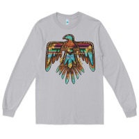 Moon Dust thunderbird with sunflowers Long Sleeve Tee - BarkalooDesign
