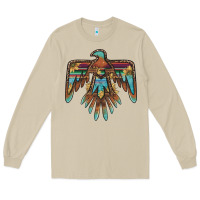 Mushroom thunderbird with sunflowers Long Sleeve Tee - BarkalooDesign