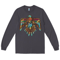 Smoke thunderbird with sunflowers Long Sleeve Tee - BarkalooDesign