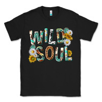 Black western wild soul with sunflowers Classic Tee - texasbilliewilder