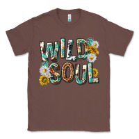Chestnut western wild soul with sunflowers Classic Tee - texasbilliewilder