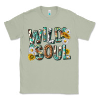 Matcha western wild soul with sunflowers Classic Tee - texasbilliewilder