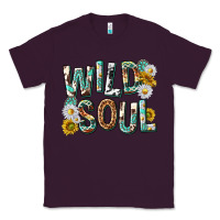 Plum western wild soul with sunflowers Classic Tee - texasbilliewilder