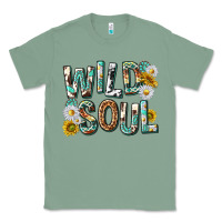 Sage western wild soul with sunflowers Classic Tee - texasbilliewilder