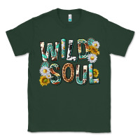 Sports Green western wild soul with sunflowers Classic Tee - texasbilliewilder