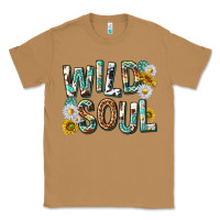 Toasted Coconut western wild soul with sunflowers Classic Tee - texasbilliewilder