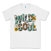White western wild soul with sunflowers Classic Tee - texasbilliewilder